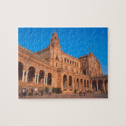 Plaza de Espana in Sevilla, Spanje. Legpuzzel (Horizontaal)