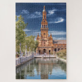 Plaza de España in Sevilla, Spanje Legpuzzel (Verticaal)