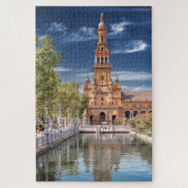 Plaza de España in Sevilla, Spanje Legpuzzel