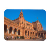 Plaza de Espana in Sevilla, Spanje. Magneet (Horizontaal)