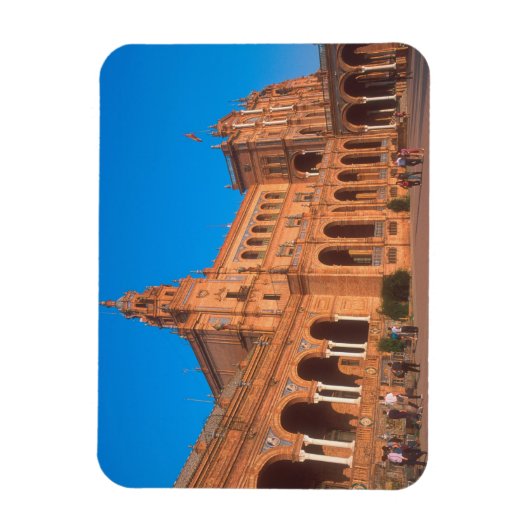 Plaza de Espana in Sevilla, Spanje. Magneet (Verticaal)