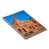 Plaza de Espana in Sevilla, Spanje. Notitieboek (Rechterzijde)