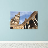 Plaza de Espana, Sevilla, Andalusië, Spanje Canvas Afdruk (Insitu (Houten vloer))