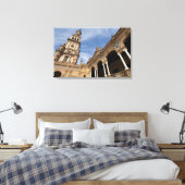 Plaza de Espana, Sevilla, Andalusië, Spanje Canvas Afdruk (Insitu (Slaapkamer))