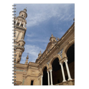 Plaza de Espana, Sevilla, Andalusië, Spanje Notitieboek