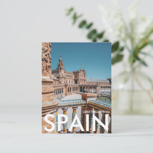 Plaza de España, Sevilla, Spanje Briefkaart (Staand voorkant)