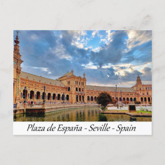 Plaza de España Sevilla Spanje Europa Briefkaart