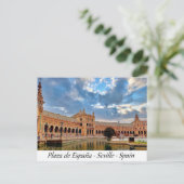 Plaza de España Sevilla Spanje Europa Briefkaart (Staand voorkant)