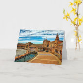 Plaza de Espana, Sevilla. Spanje Kaart (Gele Bloem)