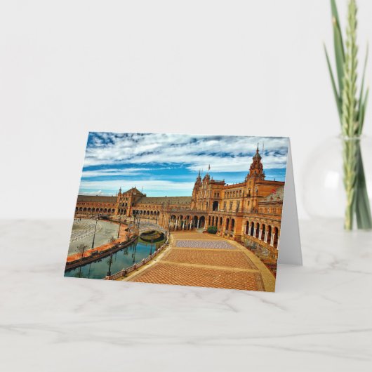 Plaza de Espana, Sevilla. Spanje Kaart (Voorkant)