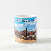 Plaza de España, Sevilla, Spanje Koffiemok (Center)