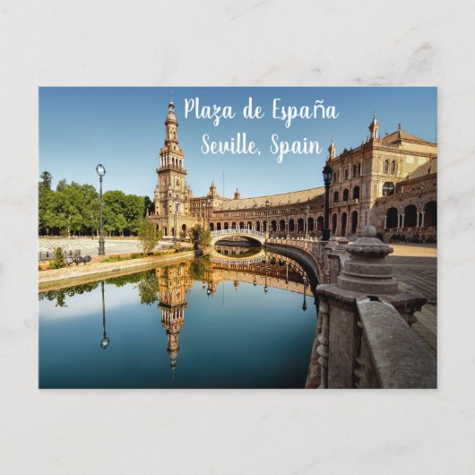 Plaza de España Sevilla Spanje Landmark Briefkaart (Voorkant)