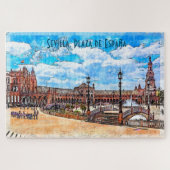 Plaza de España, Sevilla, Spanje. Legpuzzel (Horizontaal)
