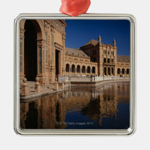 Plaza de Espana, Sevilla, Spanje Metalen Ornament