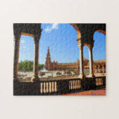 Plaza de Espana, Sevilla, Spanje - Puzzle Legpuzzel (Horizontaal)