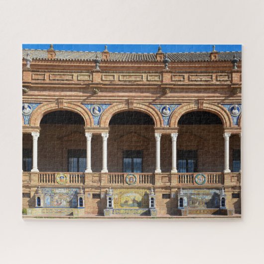 Plaza de Espana Seville Jigzaag Puzzle Legpuzzel (Horizontaal)