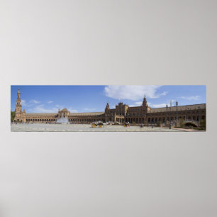 Plaza de Espana Seville Poster