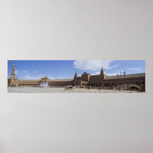 Plaza de Espana Seville Poster (Voorkant)