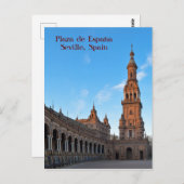 Plaza de España Tower Briefkaart (Voorkant / Achterkant)