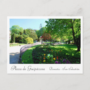 Plaza de Guipúzcoa en Donostia — San Sebastián Briefkaart
