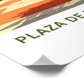 Plaza de la Corredera Spanje Reisprint Poster (Hoek)