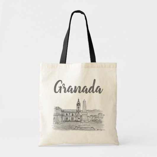 Plaza de la Independencia, Granada, Nicaragua Tote Bag (Voorkant)