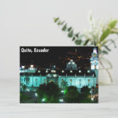 Plaza de la Independencia, Quito, Ecuador-kaart (Staand voorkant)