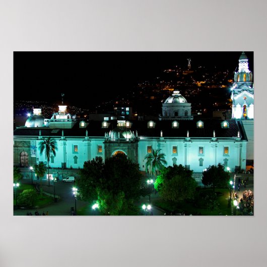 Plaza de la Independencia, Quito, Ecuador Poster (Voorkant)