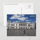 plaza de la onafhankencia quito briefkaart (Voorkant / Achterkant)