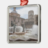 Plaza de la virgin en Basilica de virgen Metalen Ornament (Links)