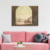 Plaza de Mayo, Buenos Aires, Argentinië, uit Le C Canvas Afdruk (Insitu (Woonkamer))