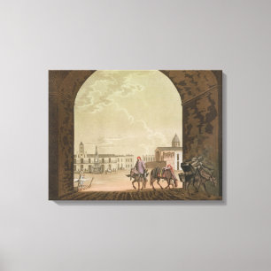 Plaza de Mayo, Buenos Aires, Argentinië, uit Le C Canvas Afdruk