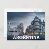 Plaza De Mayo Square Briefkaart (Voorkant / Achterkant)