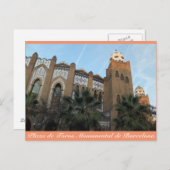 Plaza de Toros Monumental, Barcelona, Briefkaart (Voorkant / Achterkant)