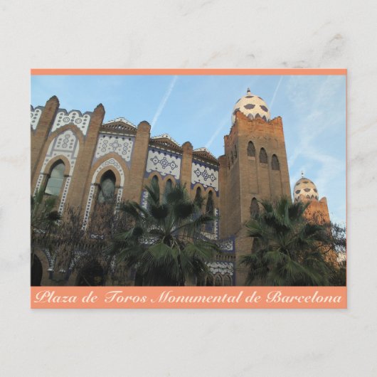 Plaza de Toros Monumental, Barcelona, Briefkaart (Voorkant)