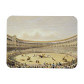 Plaza de Toros van Madrid, 1865 (kleur litho) Magneet (Horizontaal)