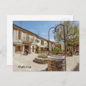 plaza de valldemossa en la isla de Mallorca Briefkaart (Voorkant / Achterkant)