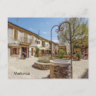 plaza de valldemossa en la isla de Mallorca Briefkaart