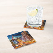 Plaza Del Callao Madrid Spanje Kartonnen Onderzetters (Insitu)