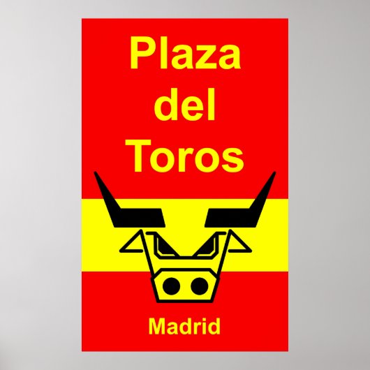 Plaza del Toros Poster (Voorkant)