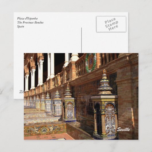 Plaza d'España Briefkaart (Voorkant / Achterkant)