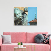 Plaza details canvas afdruk (Insitu (Woonkamer))