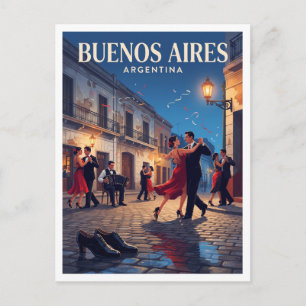 Plaza Dorrego, San Telmo, Buenos Aires Argentinië Briefkaart