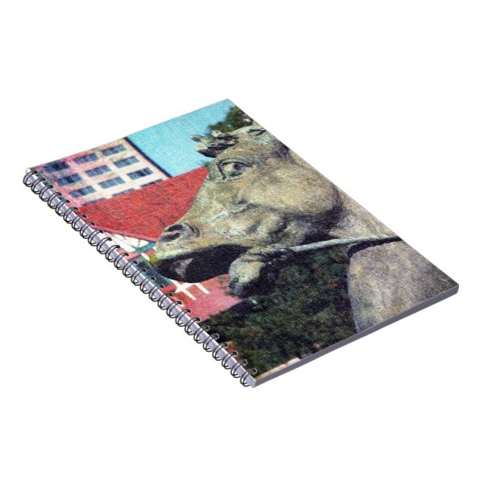 Plaza Fountain Horse Detail Notitieboek (Rechterzijde)