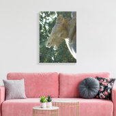 Plaza Horse Canvas Afdruk (Insitu (Woonkamer))