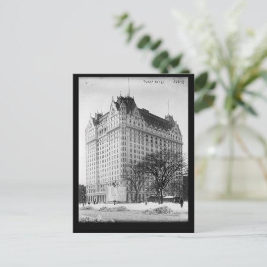 Plaza Hotel, New York City  Briefkaart (Staand voorkant)