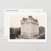 Plaza Hotel, New York City Briefkaart (Voorkant / Achterkant)