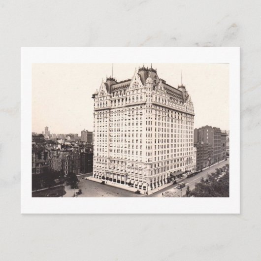 Plaza Hotel, New York City Briefkaart (Voorkant)