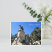 plaza libertad montevideo briefkaart (Staand voorkant)