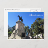 plaza libertad montevideo briefkaart (Voorkant / Achterkant)